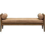 Beacon Hill City Scale Leather Bedroom Bench - LOOMLAN - Bedroom Benches