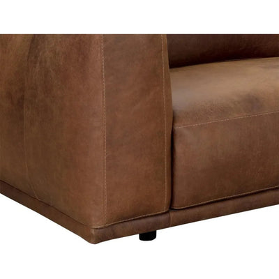 Beau Leather Sofa Chaise - LOOMLAN - SUNPAN - Modular Sofas