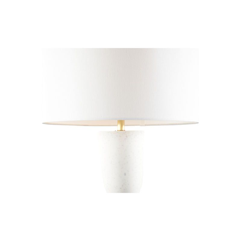 Beau White Terrazzo Made Table Lamp - LOOMLAN - Wildwood - Table Lamps