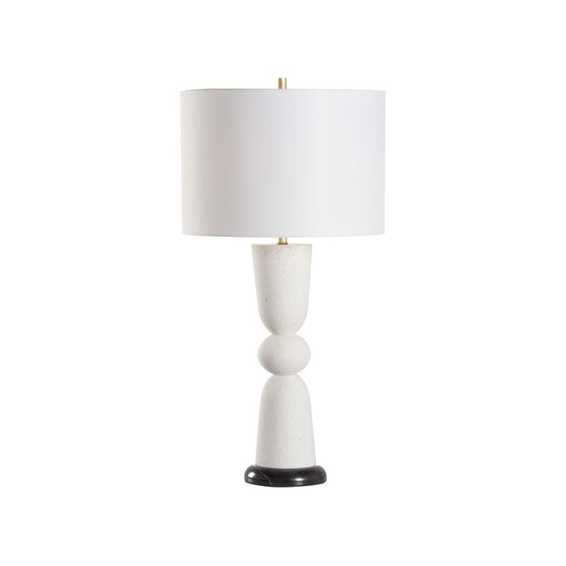 Beau White Terrazzo Made Table Lamp - LOOMLAN - Wildwood - Table Lamps