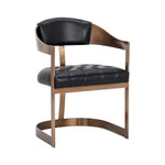 Beaumont Leather Dining Armchair - LOOMLAN - SUNPAN - Dining Chairs