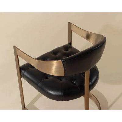 Beaumont Leather Dining Armchair - LOOMLAN - SUNPAN - Dining Chairs