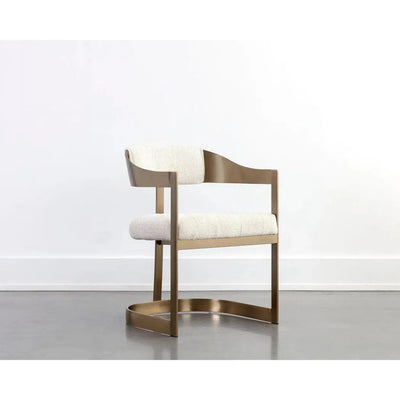 Beaumont Leather Dining Armchair - LOOMLAN - SUNPAN - Dining Chairs