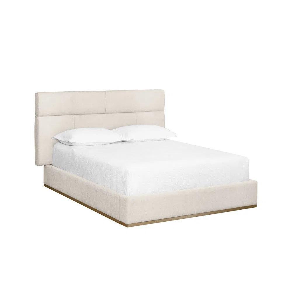 Beckham Fabric Queen Bed - LOOMLAN - SUNPAN - Beds