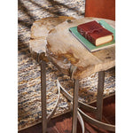 Bedrock Petrified Wood Top Nested Table (Set of 2) - LOOMLAN - Wildwood - Side Tables