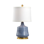 Beehive Modern Linen Shade Table Lamp - LOOMLAN - Chelsea House - Table Lamps