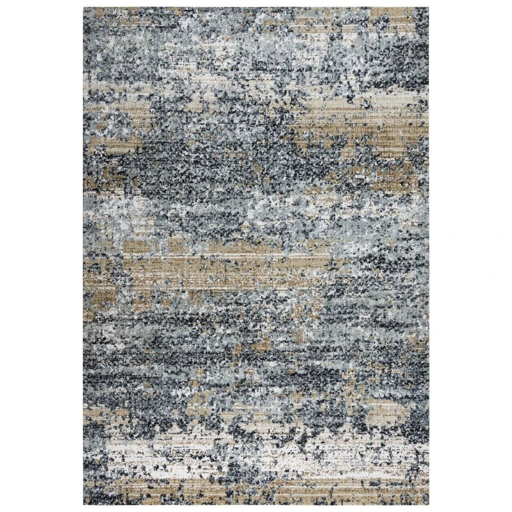 Begg Abstract Gray Large Area Rugs For Living Room - LOOMLAN - LOOMLAN - Area Rugs