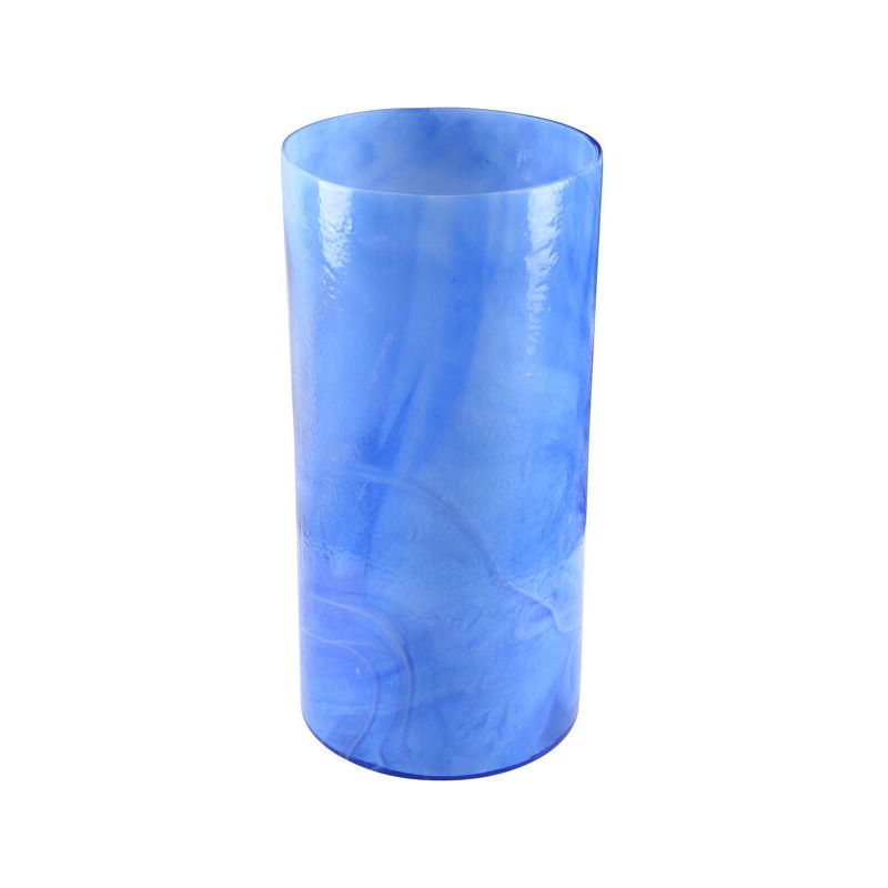 Bella Swirled Blue Glass Vase - LOOMLAN - Wildwood - Vases & Jars