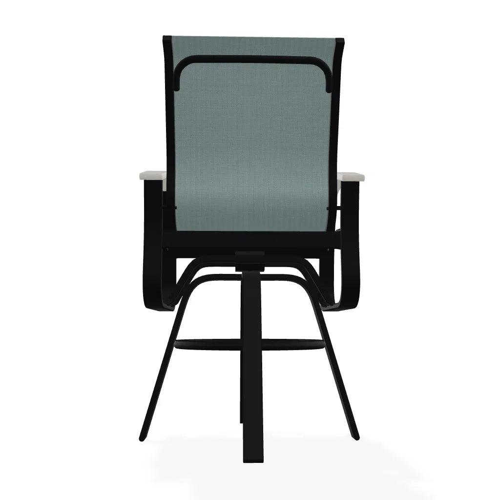 Belle Isle Bar Height Swivel Arm chair - LOOMLAN - Telescope - Outdoor Bar Stools