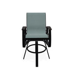 Belle Isle Bar Height Swivel Arm chair - LOOMLAN - Telescope - Outdoor Bar Stools