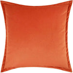 Belvedere Flange Mango Red Throw Pillow Insert - LOOMLAN - D.V. Kap - Throw Pillows