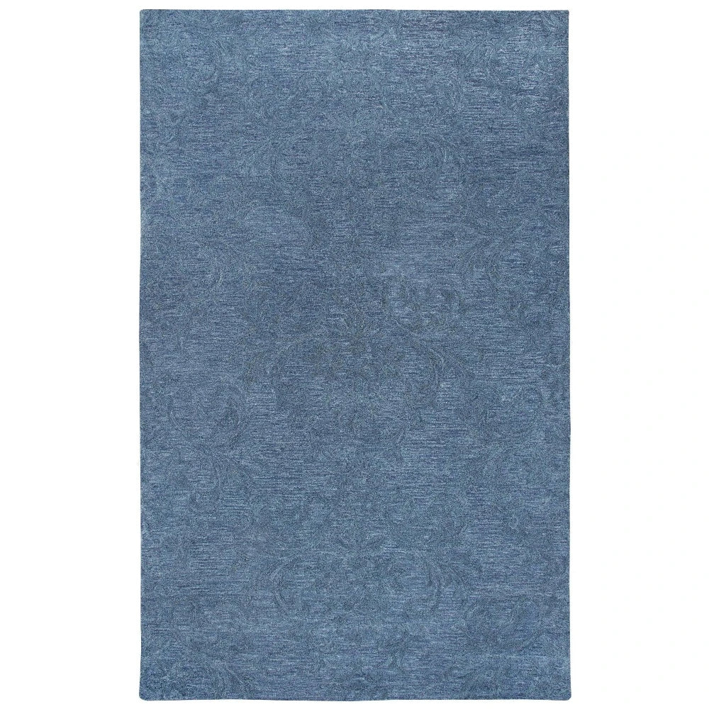 Beme Damask Blue Large Area Rugs For Living Room - LOOMLAN - LOOMLAN - Area Rugs