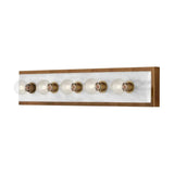 Berdine Modern Brass Design Wall Sconce - LOOMLAN - Currey & Co - Wall Sconces