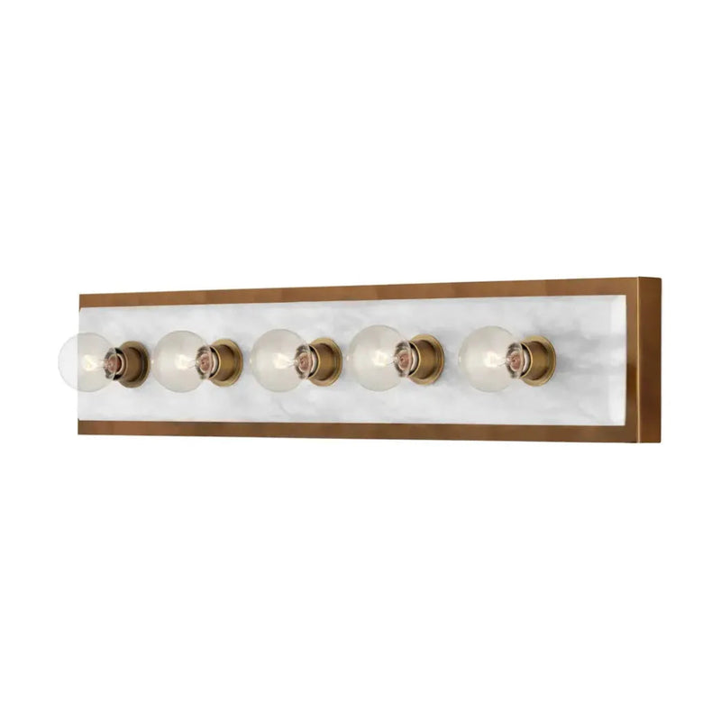 Berdine Modern Brass Design Wall Sconce - LOOMLAN - Currey & Co - Wall Sconces