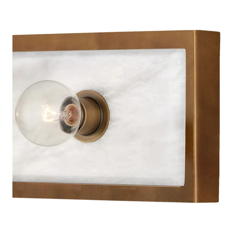Berdine Modern Brass Design Wall Sconce - LOOMLAN - Currey & Co - Wall Sconces