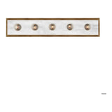 Berdine Modern Brass Design Wall Sconce - LOOMLAN - Currey & Co - Wall Sconces