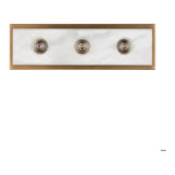 Berdine Modern Brass Design Wall Sconce - LOOMLAN - Currey & Co - Wall Sconces