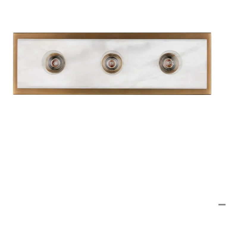 Berdine Modern Brass Design Wall Sconce - LOOMLAN - Currey & Co - Wall Sconces