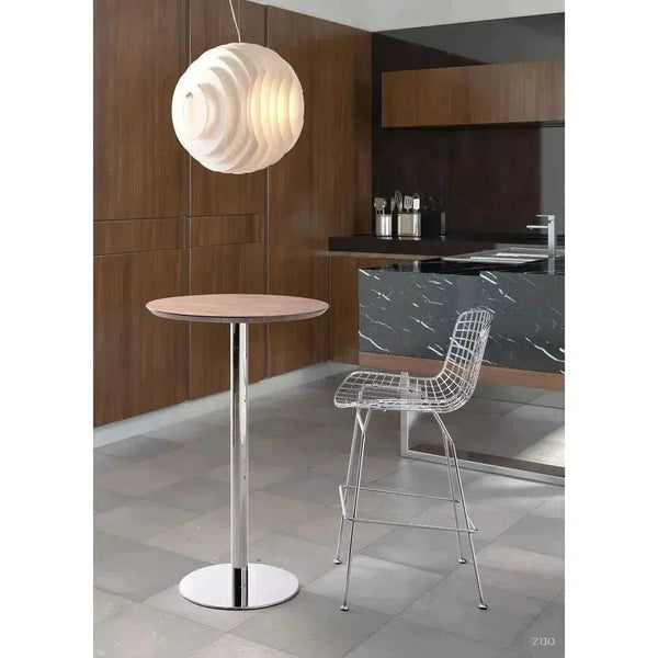 Bergen Bar Table Walnut - LOOMLAN - Zuo Modern - Bar Tables