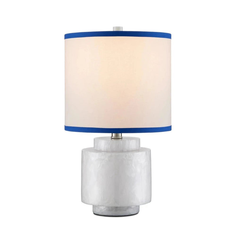 Beryl Composite Swirl Finish Table Lamp - LOOMLAN - Currey & Co - Table Lamps