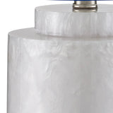 Beryl Composite Swirl Finish Table Lamp - LOOMLAN - Currey & Co - Table Lamps