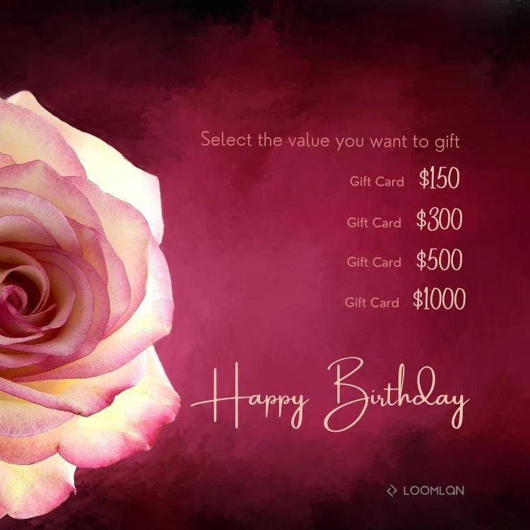 Best Birthday Gift Card For Those Who Have Everything - LOOMLAN - LOOMLAN - Gift Cards