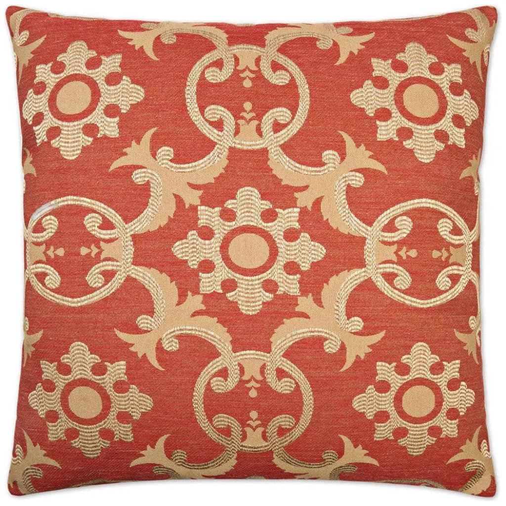 Biblos Red Throw Pillow With Insert - LOOMLAN - D.V. Kap - Throw Pillows