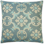 Biblos Turquoise Throw Pillow With Insert - LOOMLAN - D.V. Kap - Throw Pillows