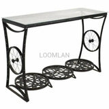 Bicycle Parts Slim Console Table Storage - LOOMLAN - LOOMLAN - Console Tables