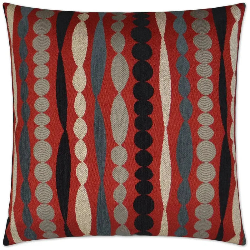 Big Bang Lacquer Red Throw Pillow Insert - LOOMLAN - D.V. Kap - Throw Pillows