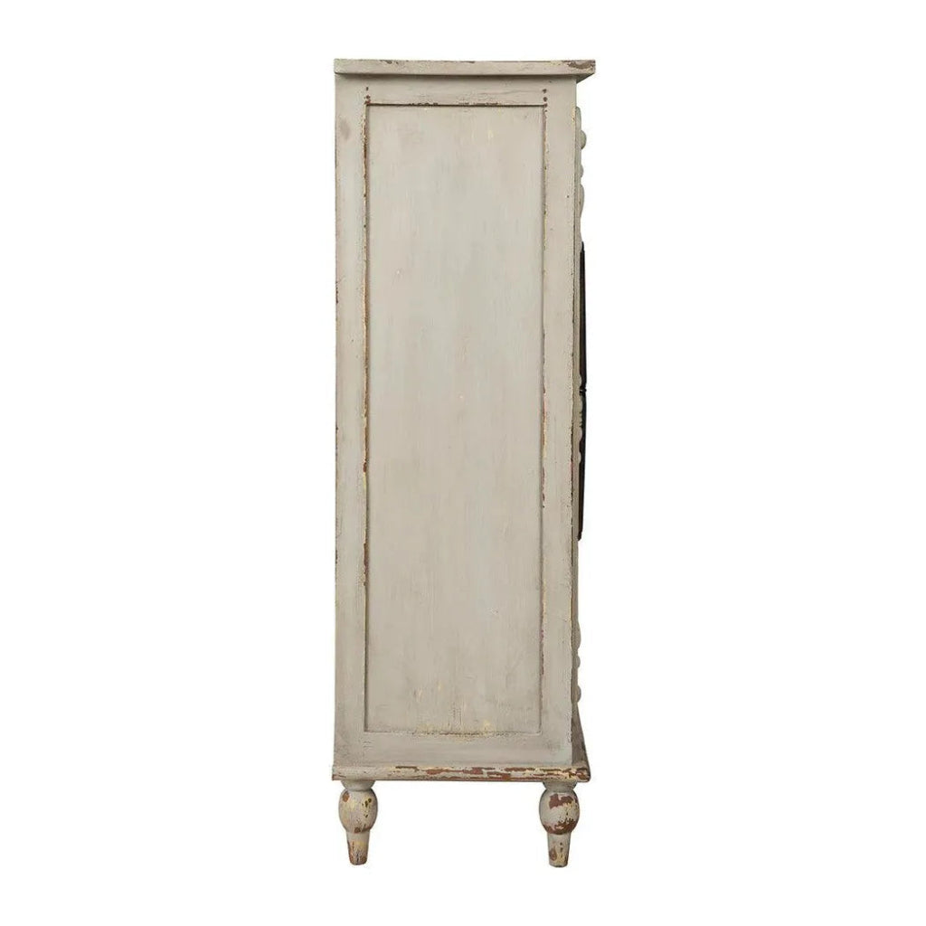 Bijou Vintage Designed Wooden Hall Cabinet - LOOMLAN - Accent Cabinets