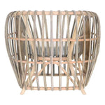 Binah Sanded Rattan Tub Chair Natural Color - LOOMLAN - Artesia - Accent Chairs