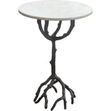 Birch Round Accent Table - LOOMLAN - Diamond Sofa - Side Tables