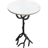Birch Round Accent Table - LOOMLAN - Diamond Sofa - Side Tables