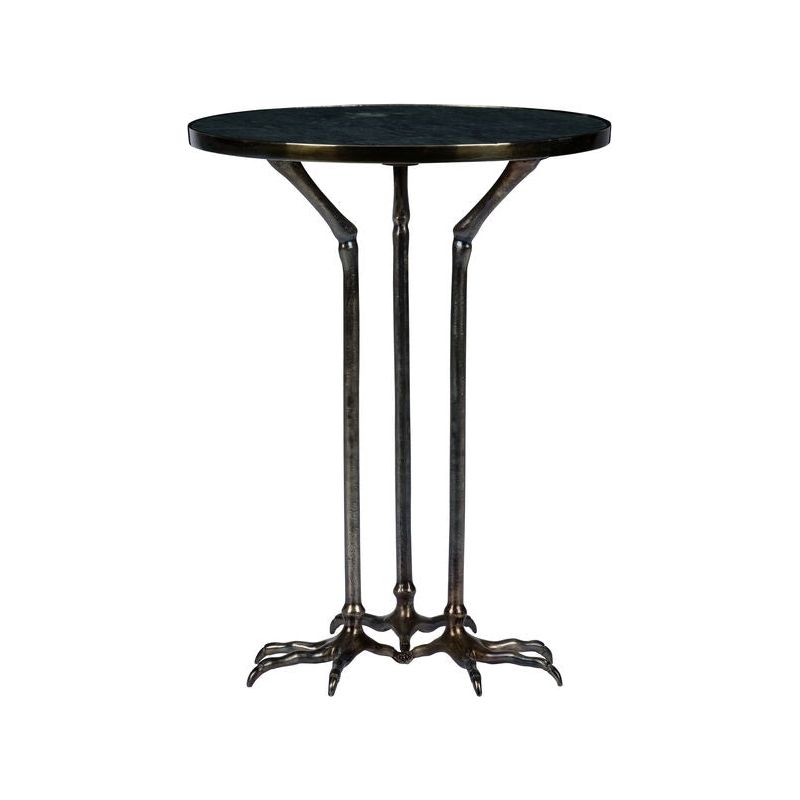 Bird Foot Leg Designed Round Side Table - LOOMLAN - Chelsea House - Side Tables