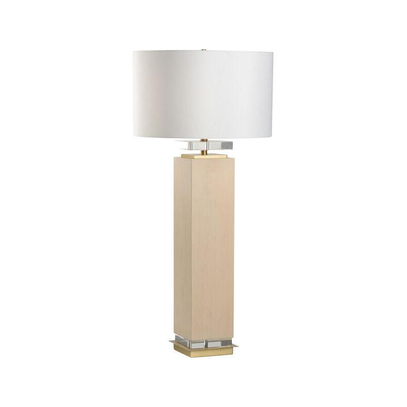 Birds Eye Buffet Square Column Design Table Lamp - LOOMLAN - Chelsea House - Table Lamps