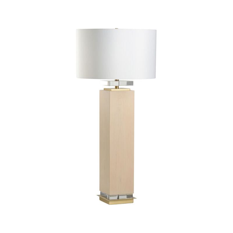 Birds Eye Buffet Square Column Design Table Lamp - LOOMLAN - Chelsea House - Table Lamps