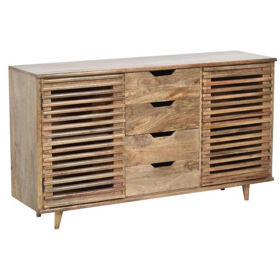 Birger 3 Drawer and 2 Door Wood Chest - LOOMLAN - LOOMLAN - Sideboards