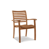Birmingham Teak Patio Square Dining Set 5PC - LOOMLAN - HiTeak - Outdoor Dining Sets