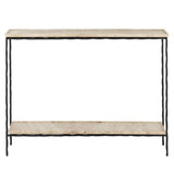 Black Boyles Console Table Hiroshi Koshitaka - LOOMLAN - Currey & Co - Console Tables