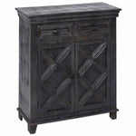 Black Farmhouse Wood Cabinet Drawers - LOOMLAN - LOOMLAN - Accent Cabinets