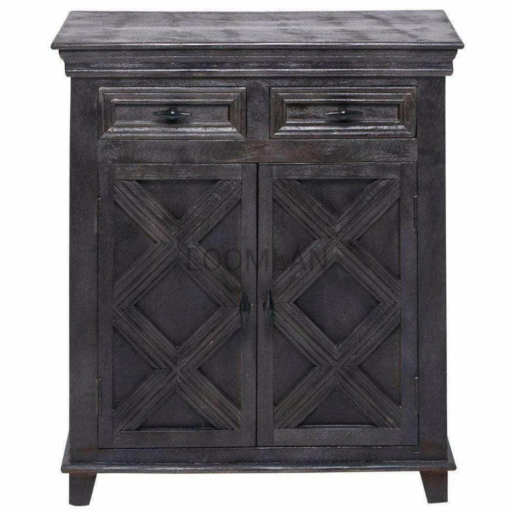 Black Farmhouse Wood Cabinet Drawers - LOOMLAN - LOOMLAN - Accent Cabinets