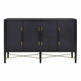 Black Lacquered Verona Credenza - LOOMLAN - Currey & Co - Sideboards