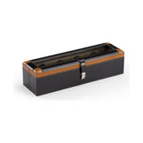 Black Leather Warpped Watch Display Box - LOOMLAN - Wildwood - Boxes & Bowls