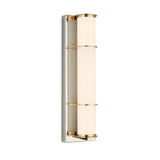 Blaine Modern Polished Bath Wall Sconce - LOOMLAN - Currey & Co - Wall Sconces