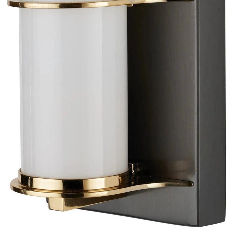 Blaine Modern Polished Bath Wall Sconce - LOOMLAN - Currey & Co - Wall Sconces