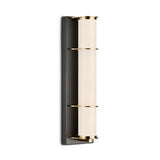 Blaine Modern Polished Bath Wall Sconce - LOOMLAN - Currey & Co - Wall Sconces