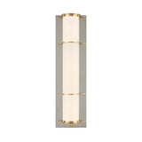 Blaine Modern Polished Bath Wall Sconce - LOOMLAN - Currey & Co - Wall Sconces