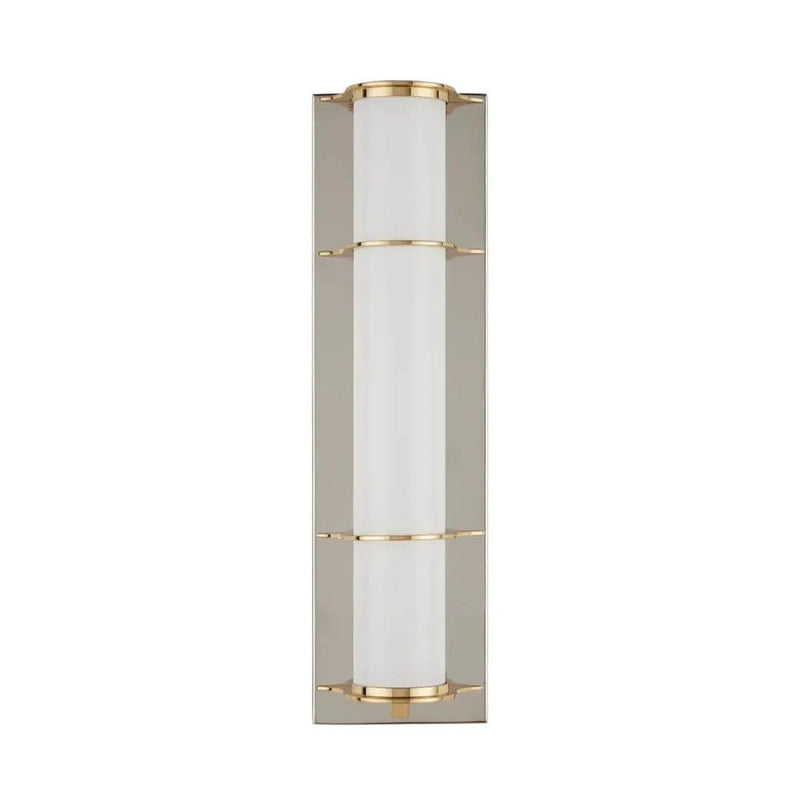 Blaine Modern Polished Bath Wall Sconce - LOOMLAN - Currey & Co - Wall Sconces