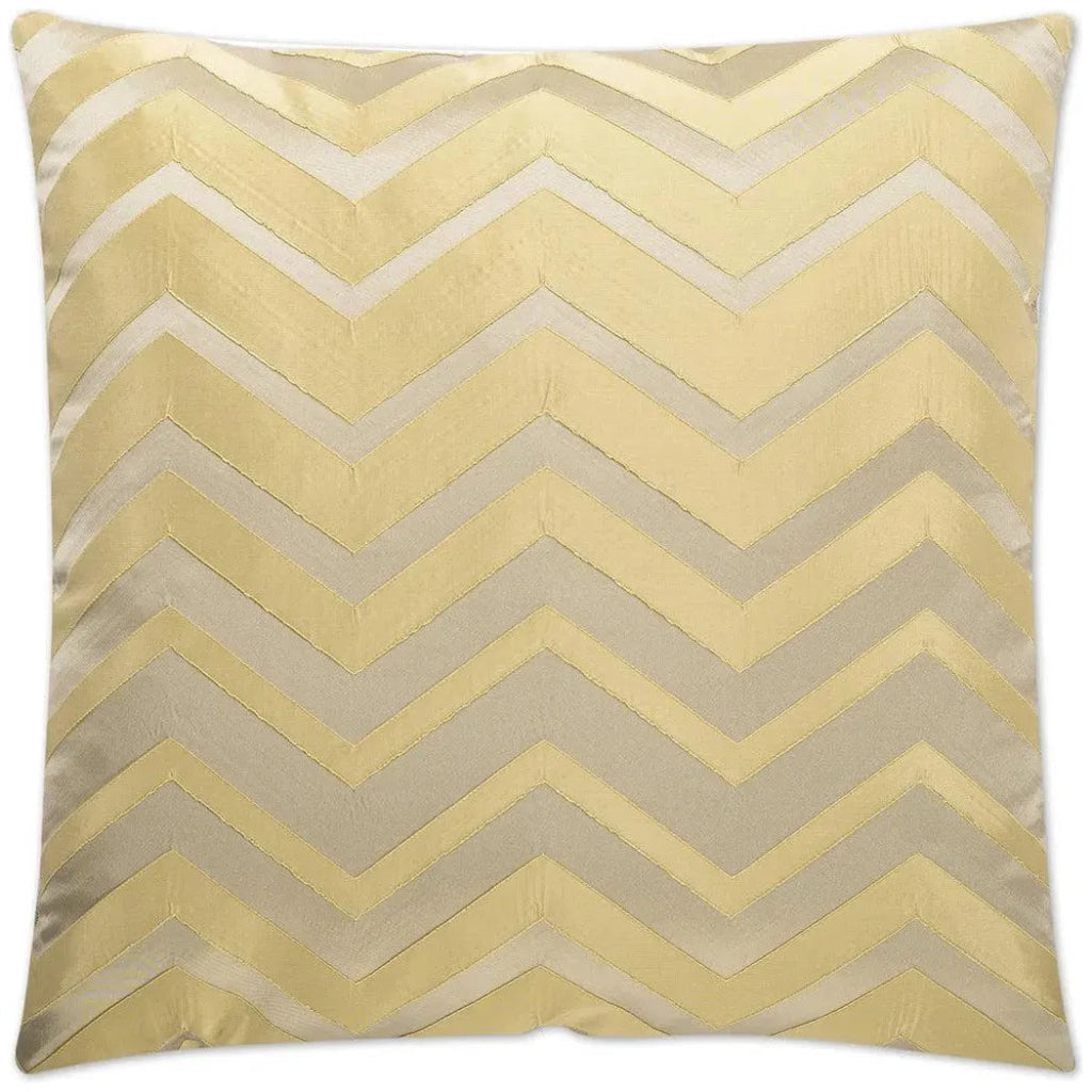 Bliss Gold Throw Pillow With Insert - LOOMLAN - Throw Pillows